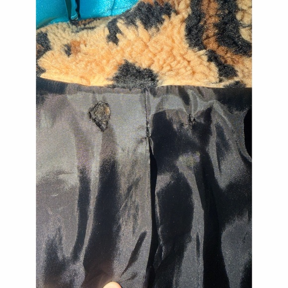 🤎 Leopard Print Teddy Jacket - Picture 5 of 5